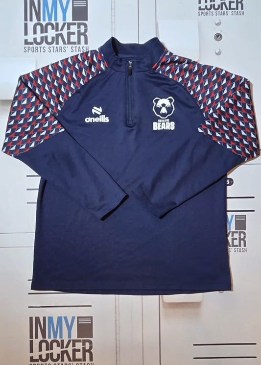 Gabriel Oghre - Bristol Bears 1/4 Zip Training Top [Navy]