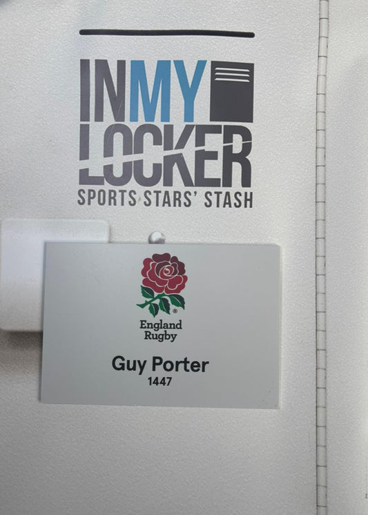 England Rugby - Guy Porter Changing Room Name Plate [White]