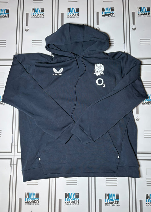 Gabriel Oghre - Castore England Rugby Presentation Hoodie [Navy]