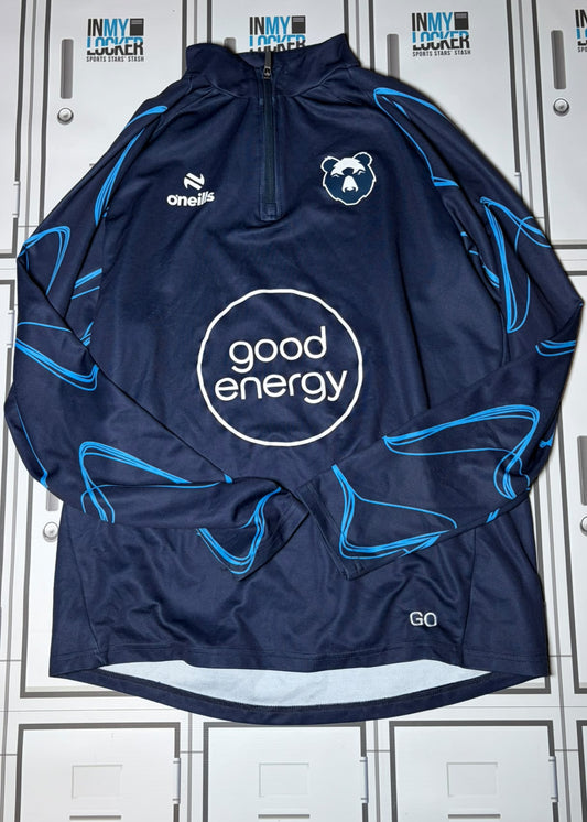 Gabriel Oghre - O’Neills Bristol Bears 1/4 Zip Training Top Initialled GO [Navy]
