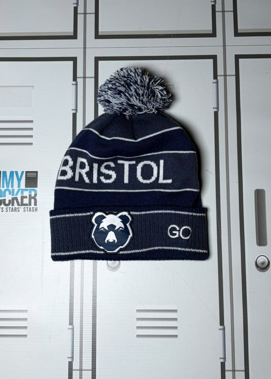 Gabriel Oghre - O’Neills Bristol Bears Bobble Hat Initialled GO [Navy]