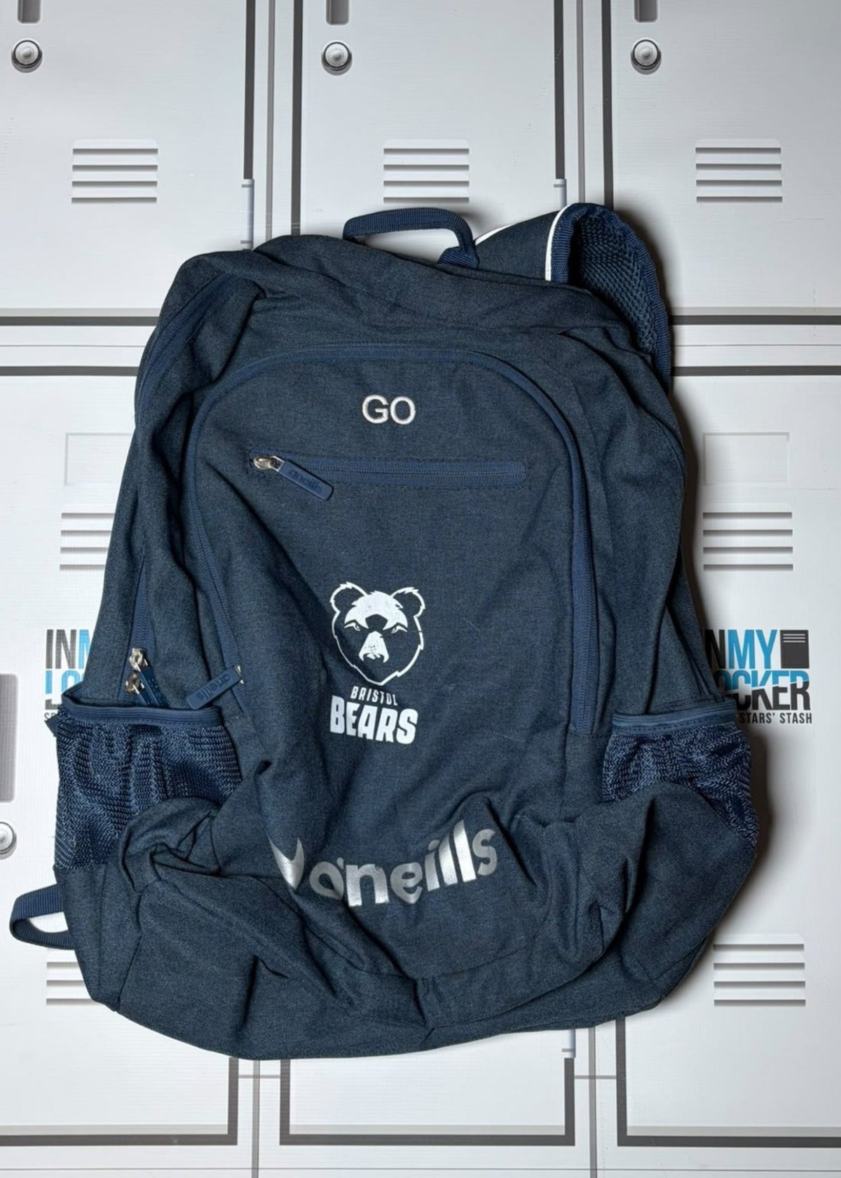 Gabriel Oghre - O’Neills Bristol Bears Rucksack Initialled GO [Navy]