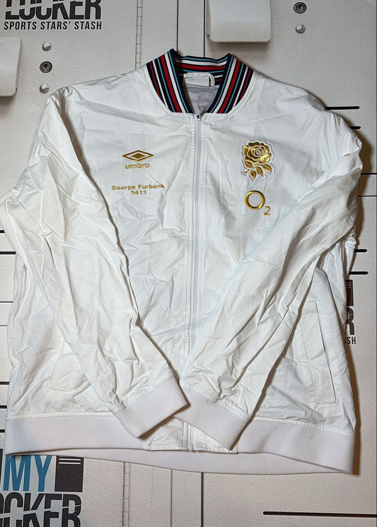 George Furbank - England Rugby 2024/25 Presentation Jacket [Gold Rose]