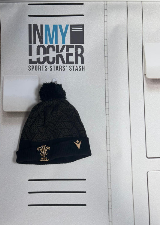 Henry Thomas - Wales Rugby Bobblehat [Grey, Black & Gold]