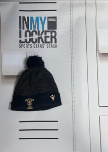 Henry Thomas - Wales Rugby Bobblehat [Grey, Black & Gold]