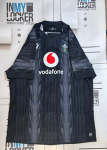 Henry Thomas - Wales Rugby Initialled Training Shirt [Black & Grey]