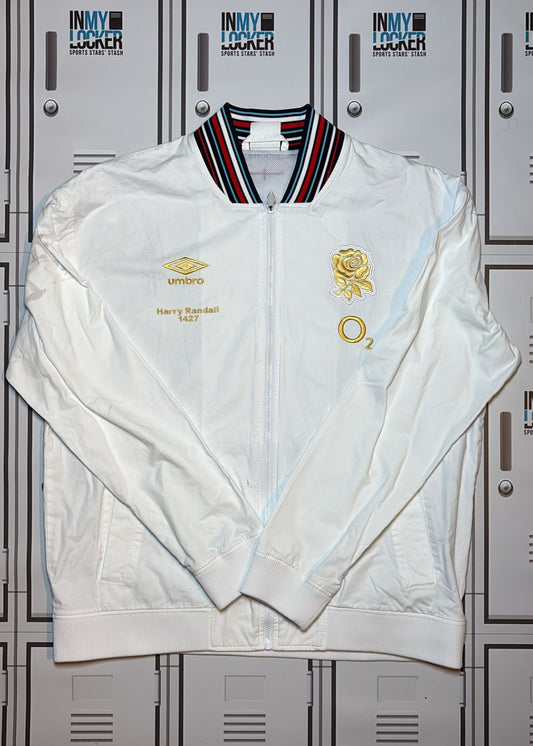 Harry Randall - England Rugby 2024/25 Presentation Jacket Named Harry Randall and Numbered 1427 [Gold Rose]