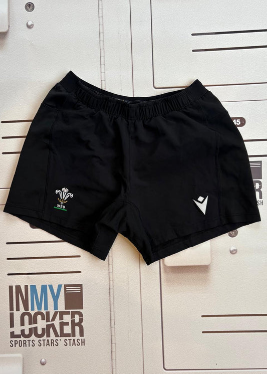 Henry Thomas - Wales Rugby Playing Shorts [Black]