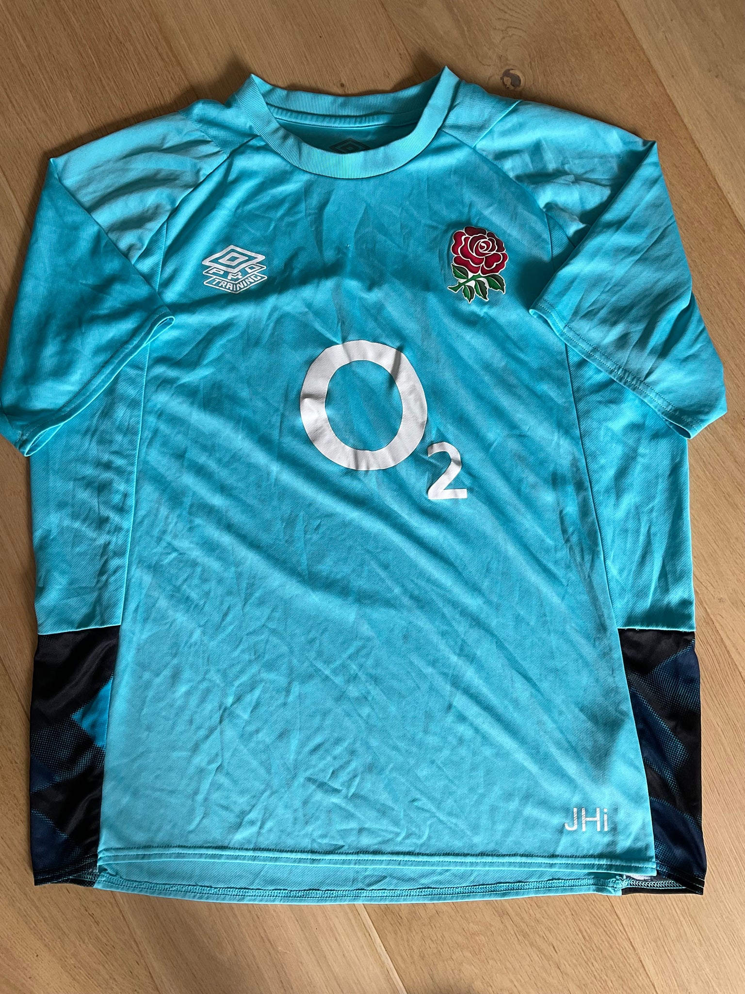 Jonny Hill - England Rugby Gym T-Shirt  [Blue & Black]