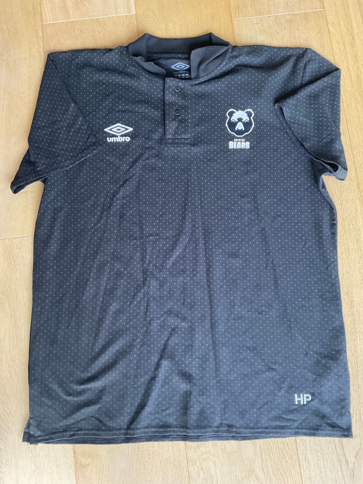Henry Purdy - Bristol Bears Polo Shirt [Black & Grey]