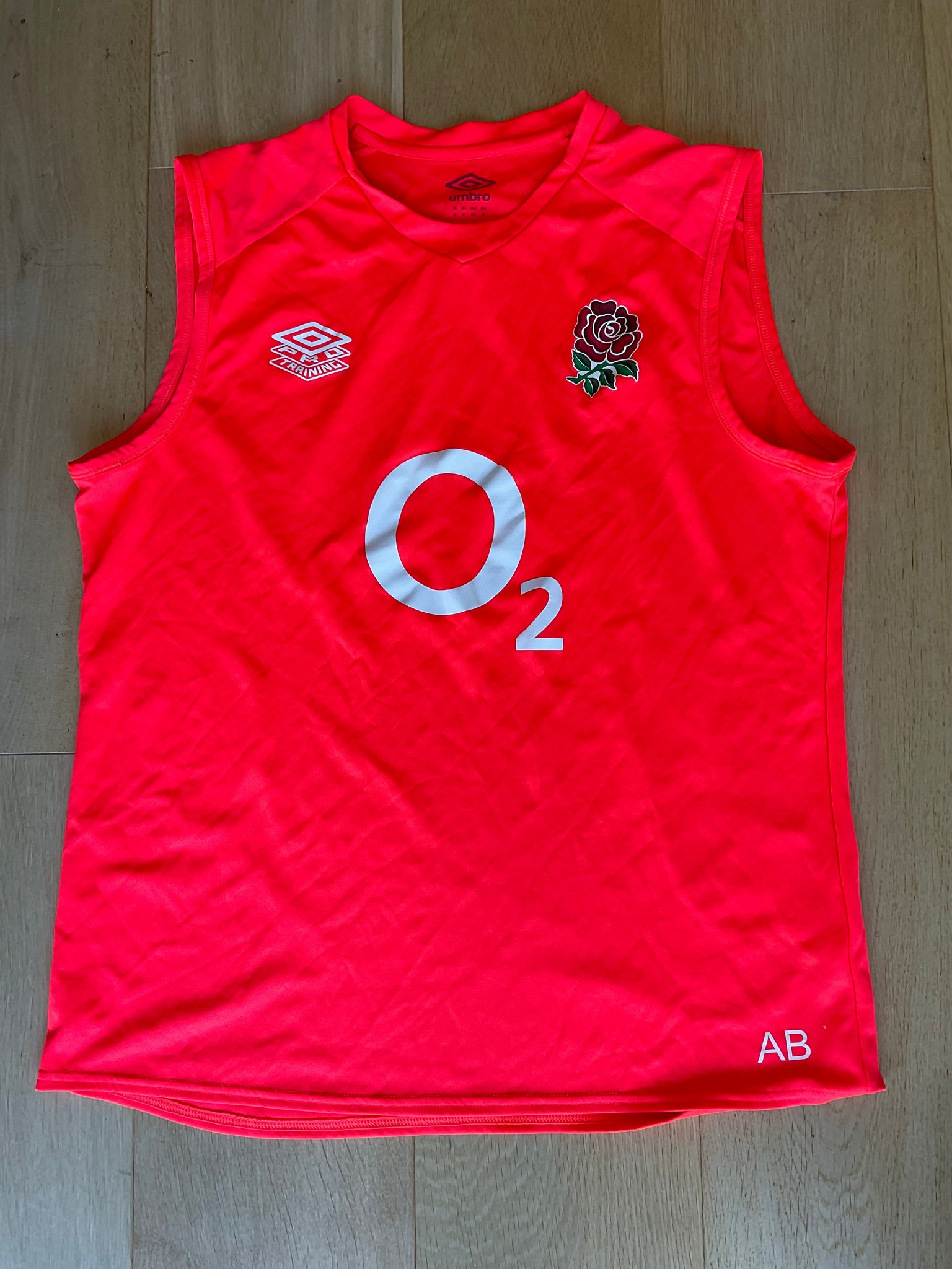 Alfie Barbeary - England Rugby Gym Vest  [Coral]