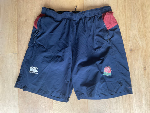 Jonathan Joseph - England Rugby Gym Shorts [Blue & Russet]