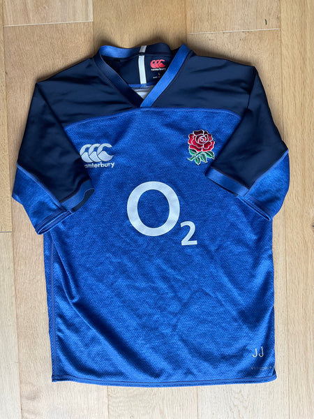 Jonathan Joseph - England Rugby Training Shirt [Dark & Light Blue]