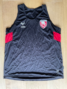 Tom Seabrook - Gloucester Rugby Gym Vest [Black & Red]