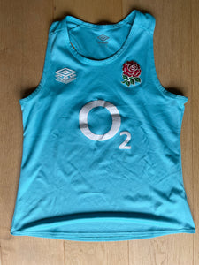 Alex Matthews - England Rugby Gym Vest [Light Blue]