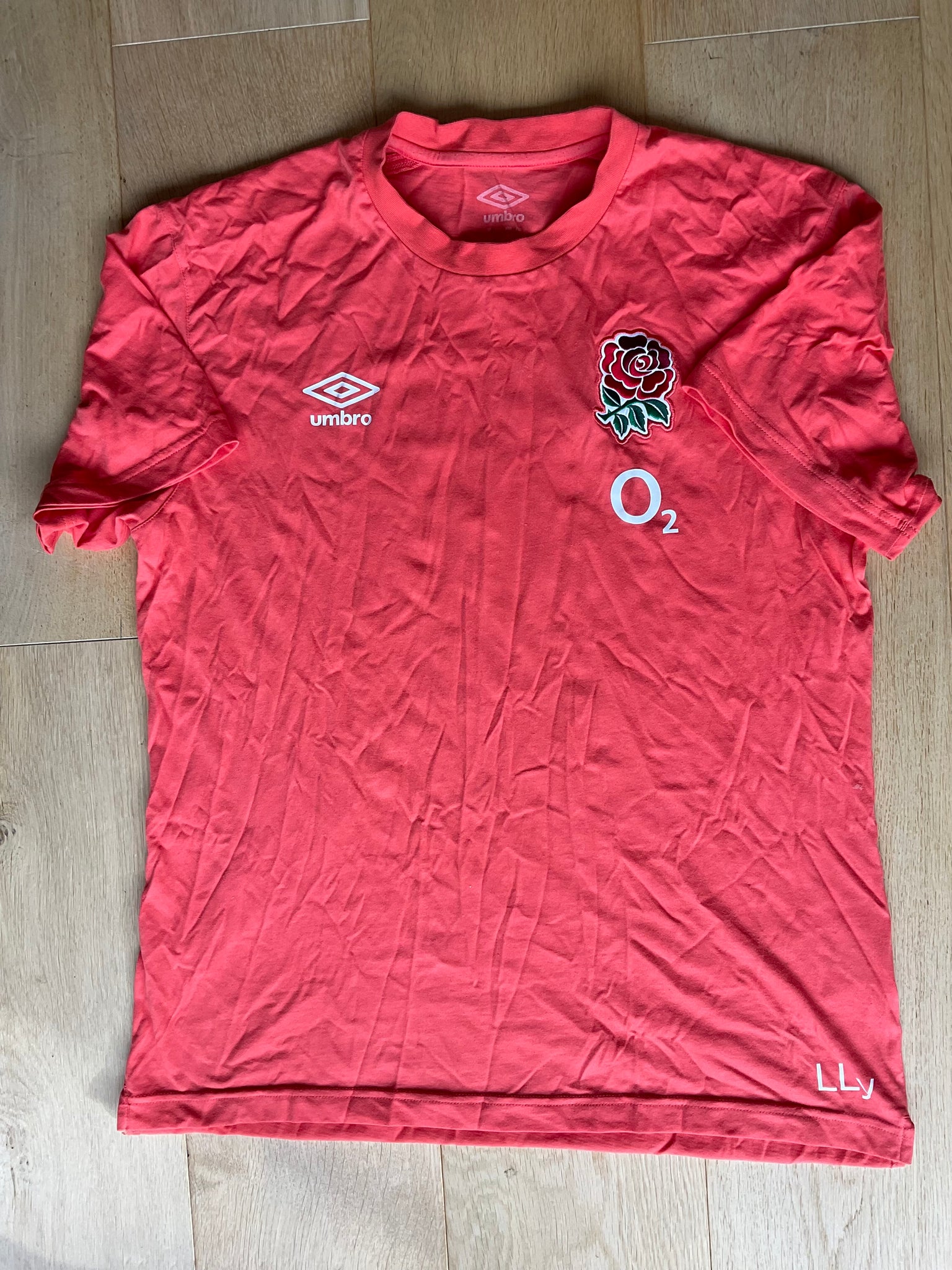 Louis Lynagh - England Rugby Travel T-Shirt [Coral]
