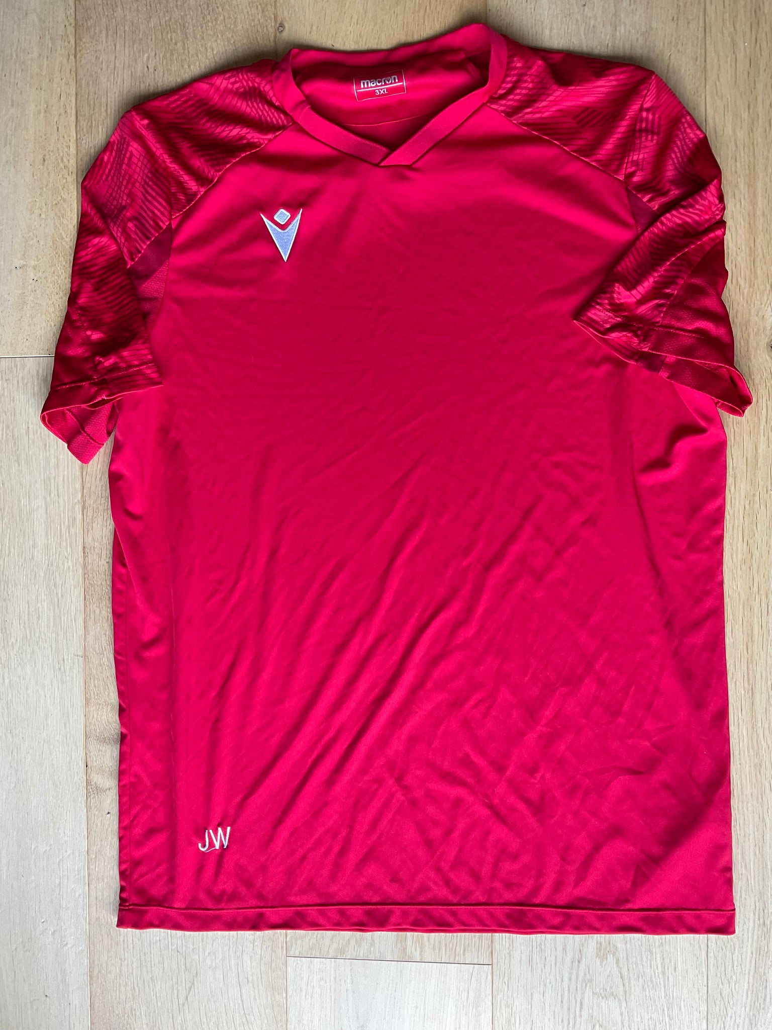 Joe Worsley - Georgia Rugby - Gym / Training T-Shirt [Red & Black]