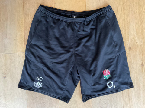 Alex Coles - England Rugby Long Knit Shorts [Black]
