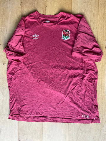 Tom Harrison - England Rugby Travel T-Shirt  [Dusty Pink]