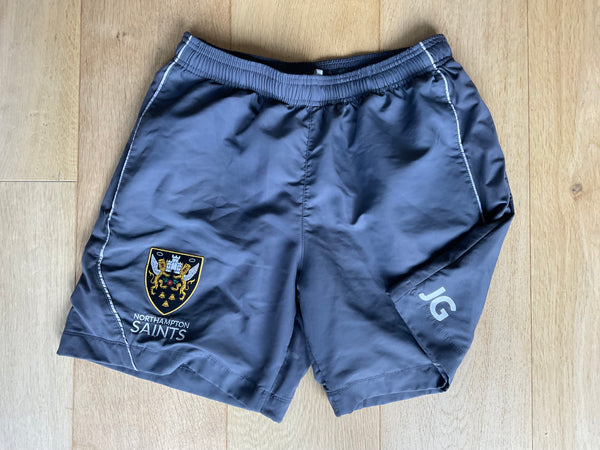 James Grayson - Northampton Saints Lined Gym Shorts [Grey]