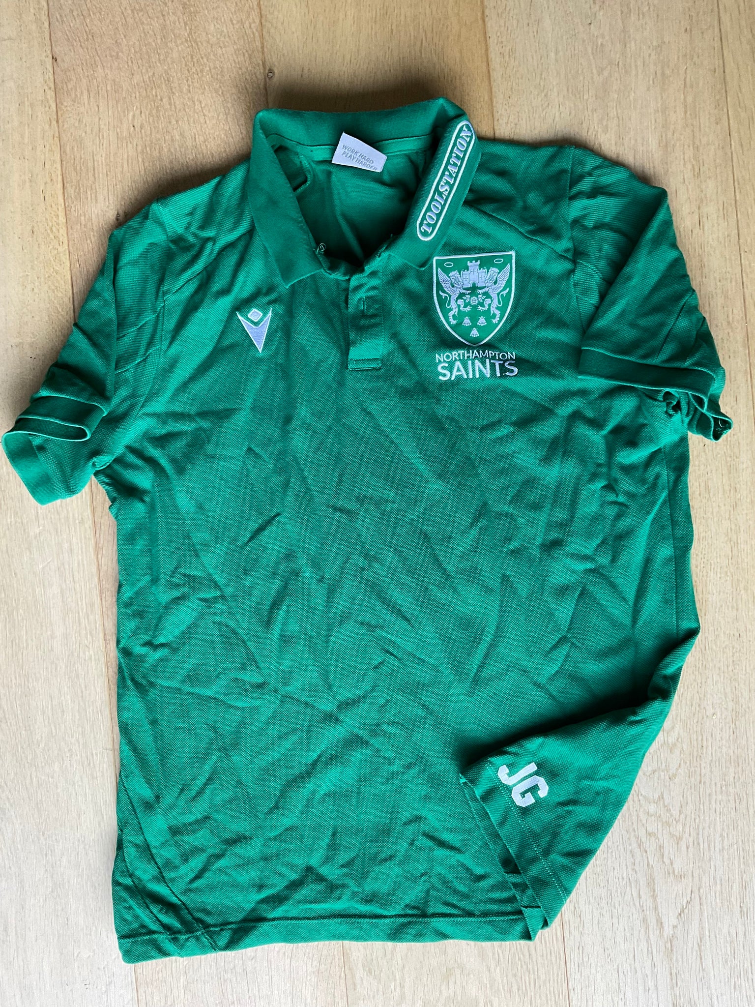 James Grayson - Northampton Saints Polo Shirt [Green]
