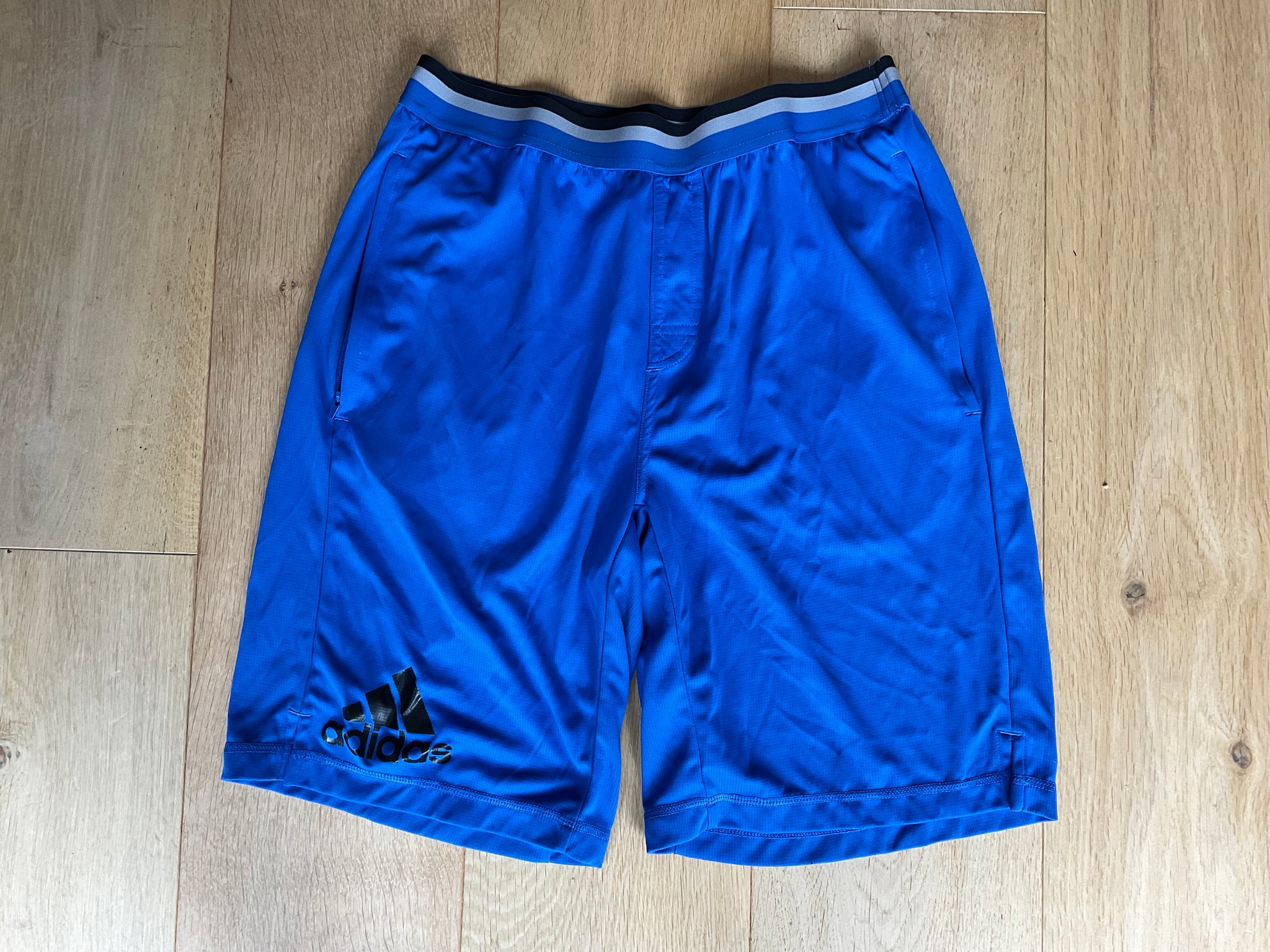 James Grayson - Northampton Saints Adidas Gym Shorts [Blue]