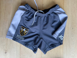 James Grayson - Northampton Saints Training Shorts [Dark & Light Grey]
