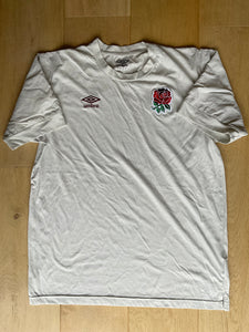 Ollie Lawrence - England Rugby Casual  T-Shirt [Cream ]