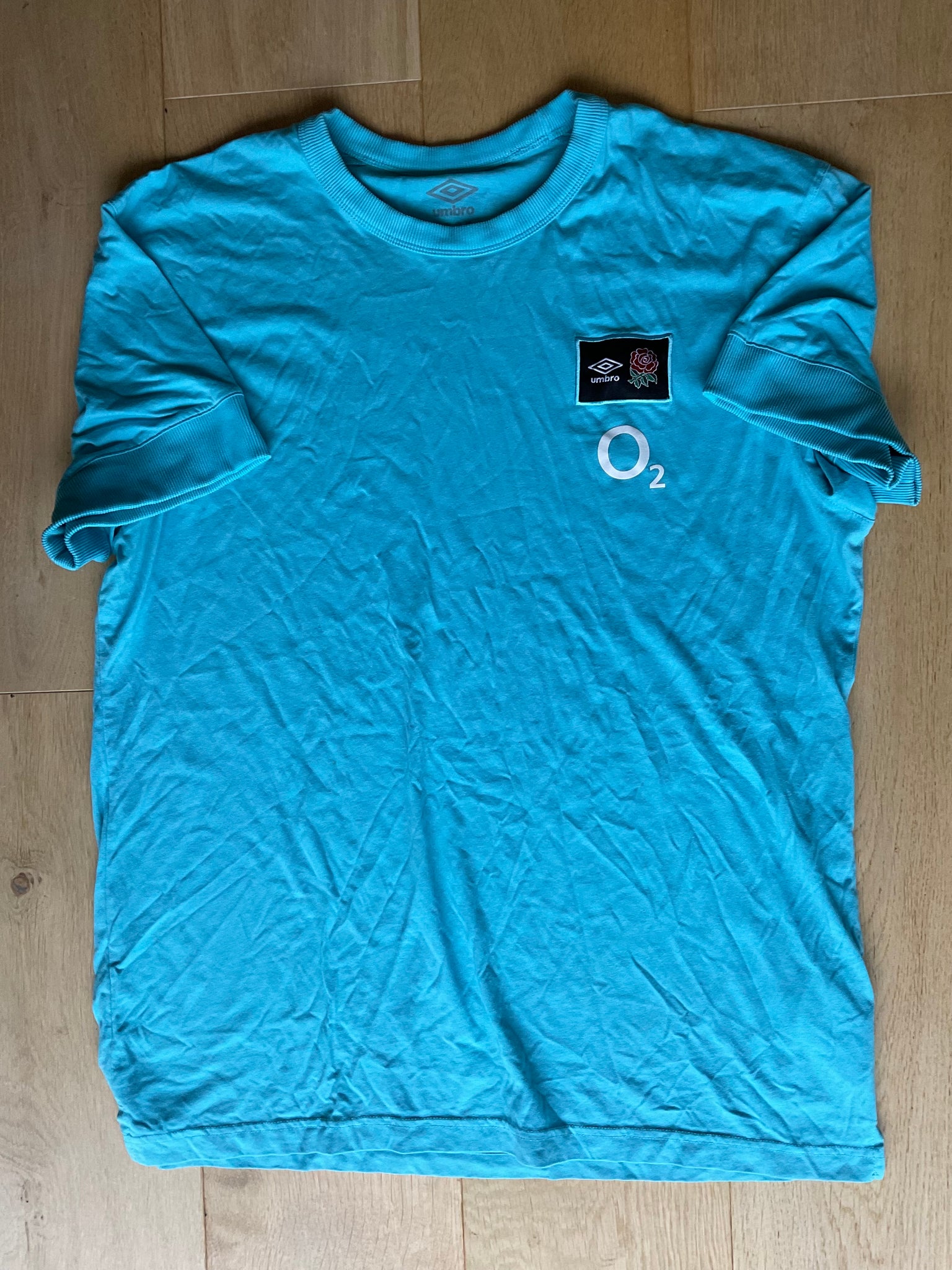 Ollie Lawrence - England Rugby Travel T-Shirt [Light Blue ]