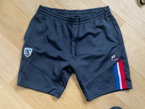 Elliott Stooke - Montpellier Rugby Heavyweight Gym Shorts [Blue with Red & White]