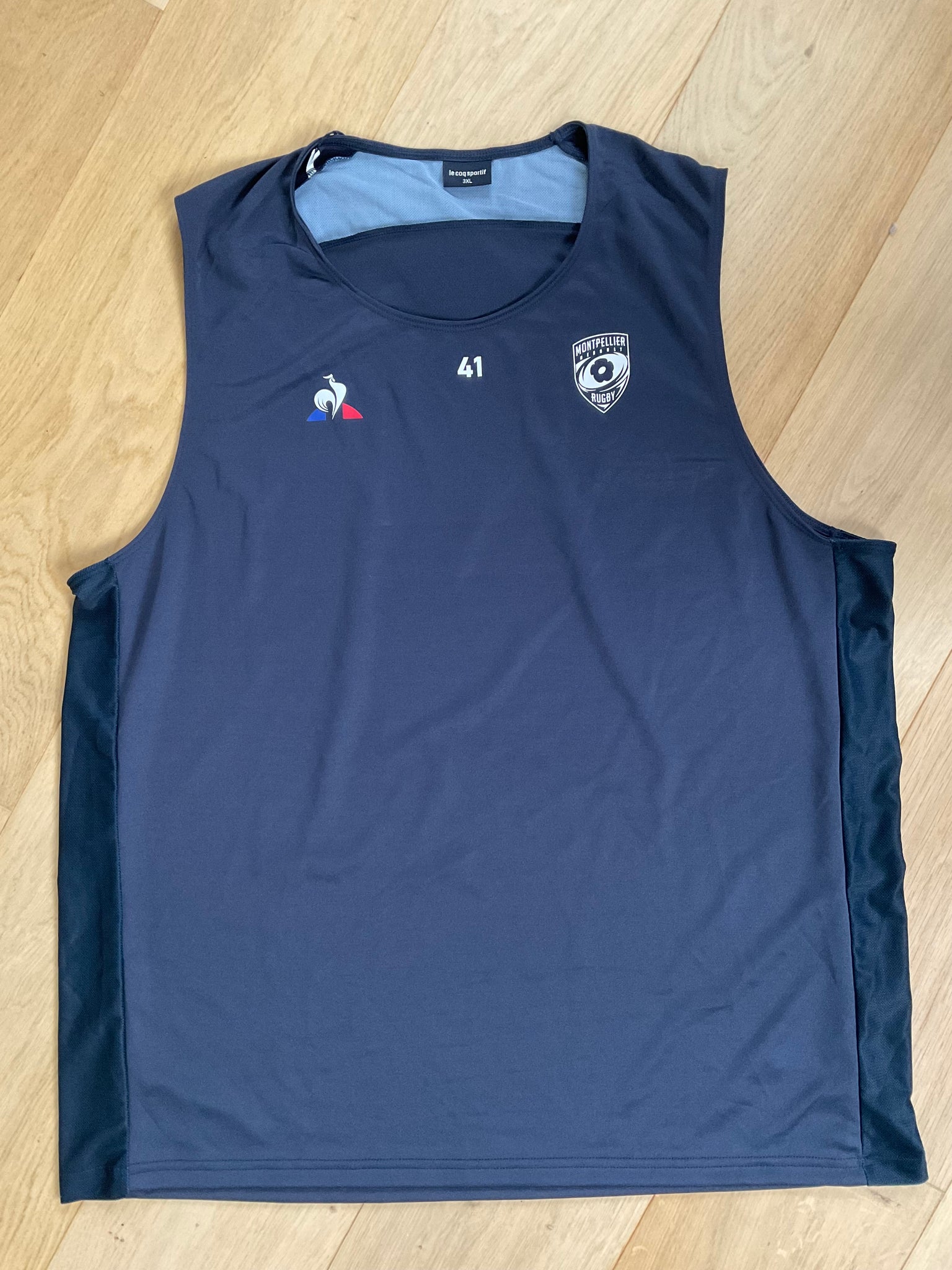 Elliott Stooke - Montpellier Rugby Gym Vest [Blue]