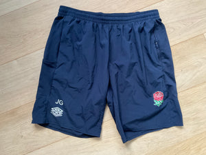 Jamie George - England Rugby Gym Shorts [Blue]