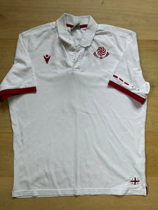 Georgia Rugby - Polo Shirt [White & Red]