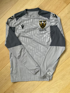 James Grayson - Northampton Saints Long Sleeve Training T-Shirt [Grey]