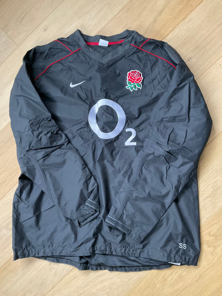 Simon Shaw - England Rugby Contact Top [Grey & Red]