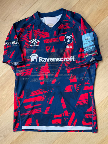 Max Lahiff - Bristol Bears Match Worn Shirt  [Blue & Red]
