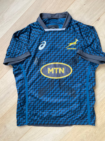 André Esterhuizen - Springboks Training Shirt [Blue & Black]