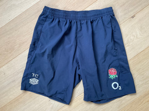 Tom Curry - England Rugby Gym Shorts [Blue]