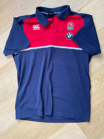 Ben Curry - England Rugby Polo Shirt [Blue, White & Red]
