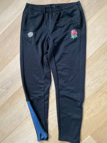 Alex Matthews - England Rugby Jogging Pants [Black with Blue]