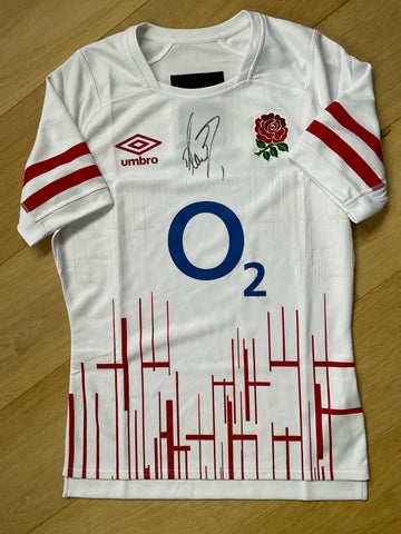 Danny Care - England Rugby Pro Match Signed Shirt [White & Red]