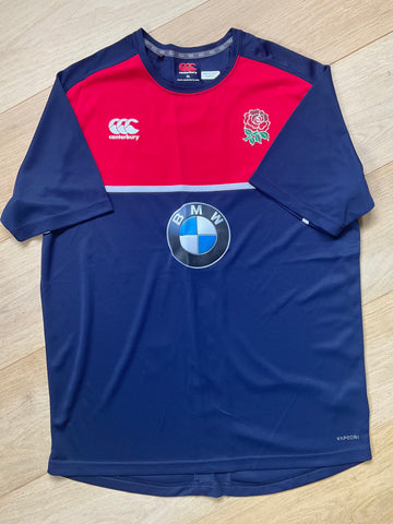 Ben Curry - England Rugby Gym T-Shirt [Blue, White & Red]
