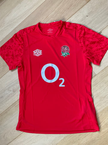 Women’s England Rugby Gym T-Shirt [Red]