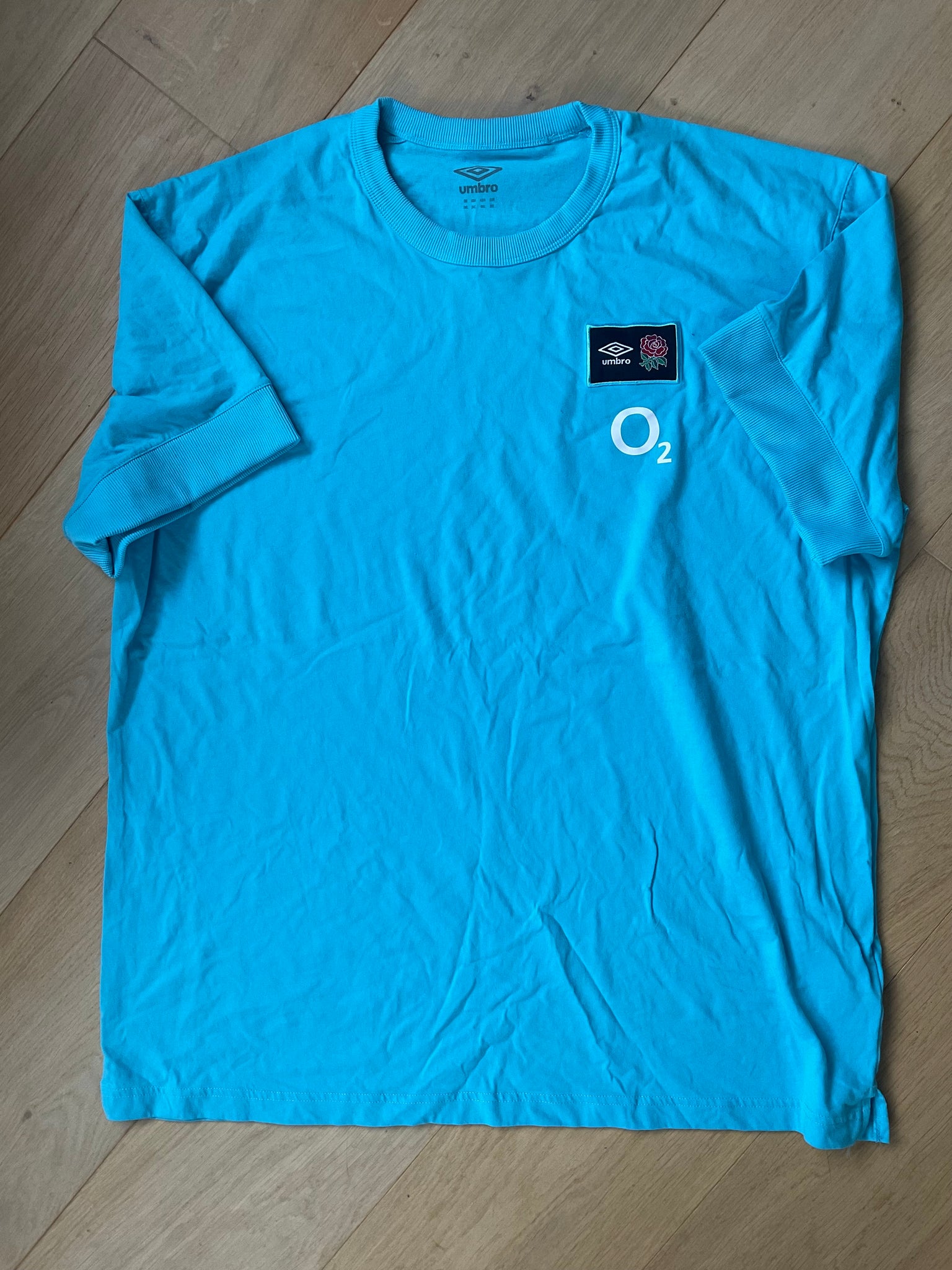 Will Collier - England Rugby Casual T-Shirt [Light Blue]