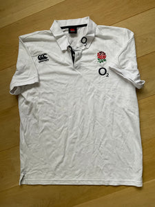 Charlie Matthews- England Rugby Polo Shirt [White]