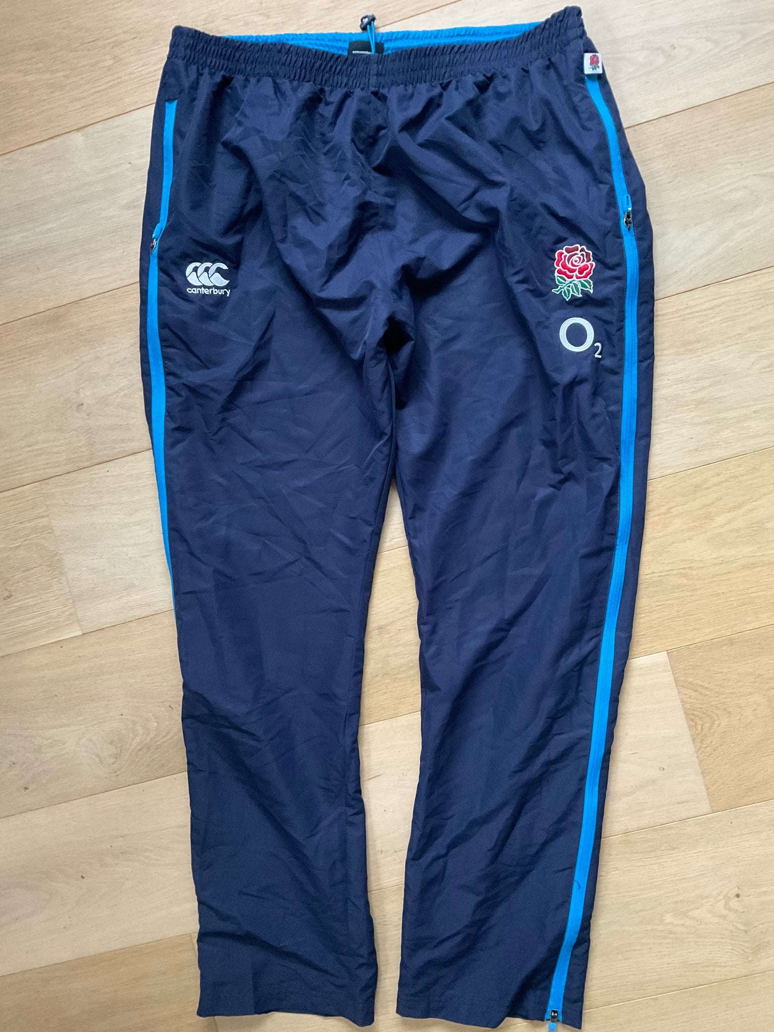 Charlie Matthews- England Rugby Presentation / Tracksuit Bottoms [Dark & Light Blue]