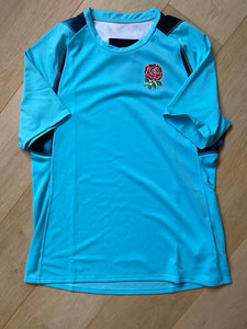 England Rugby - Women’s Training Shirt [Light Blue with Dark Blue]