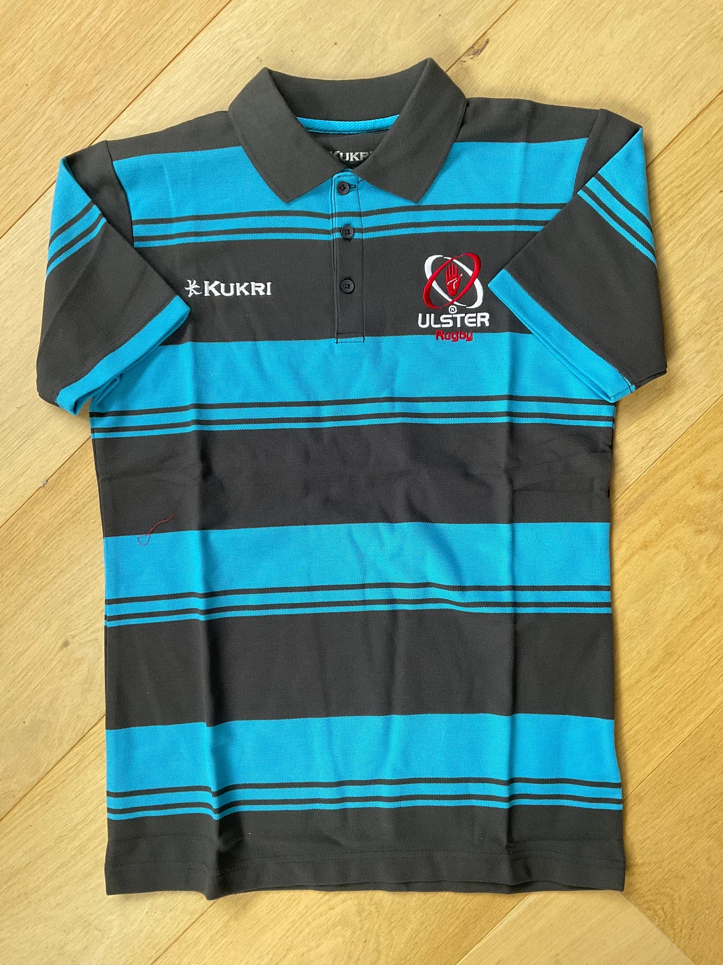 Ulster Rugby - Gym Polo Shirt [Grey & Blue]