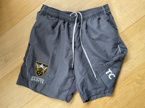 Tom Cruse - Northampton Saints Lined Gym Shorts [Grey]