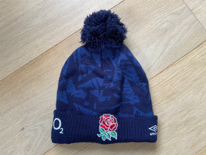 Max Malins - England Rugby Bobble Hat [Blue]